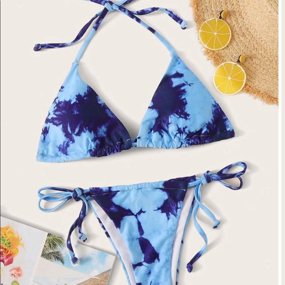 Sheik tie dye swim suit top